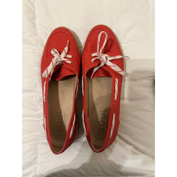 SOUL Naturalizer Women's Orange Tia-Boat Hybrid Sport Boat Shoes Size 11W - Picture 7 of 13
